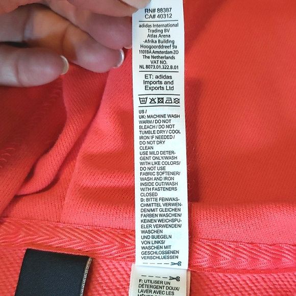 Adidas zip up hoodie size S - Picture 9 of 10